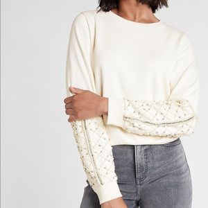 express pearl sweater